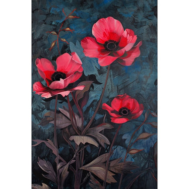 Big Red Flower Canvas
